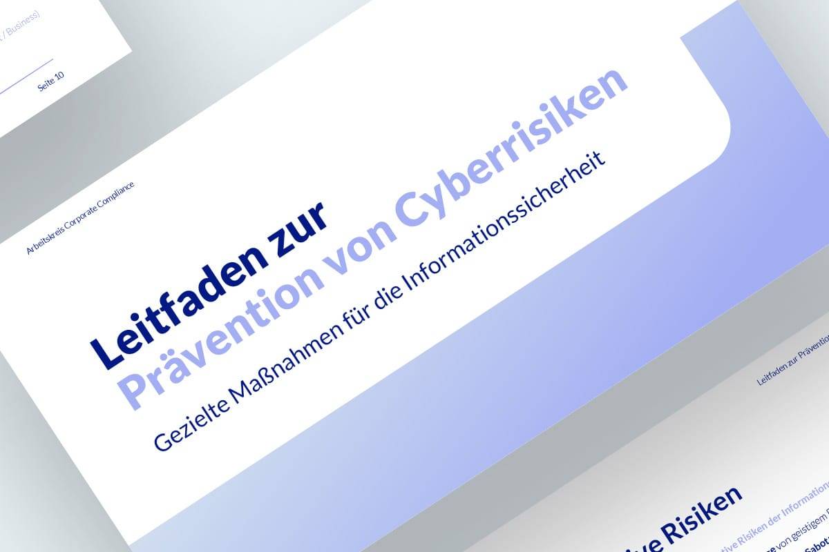 Excerpt from the targeted measures for your information security, Guide to the prevention of cyber risks, Smart Data Center, Download PDF, German version